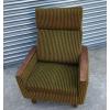 Danish High Back Chair Teak Arm Tops